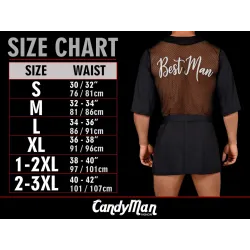 CandyMan String Cowboy Denim Noir